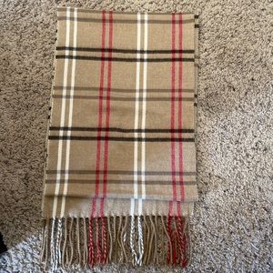 Boutique plaid scarf